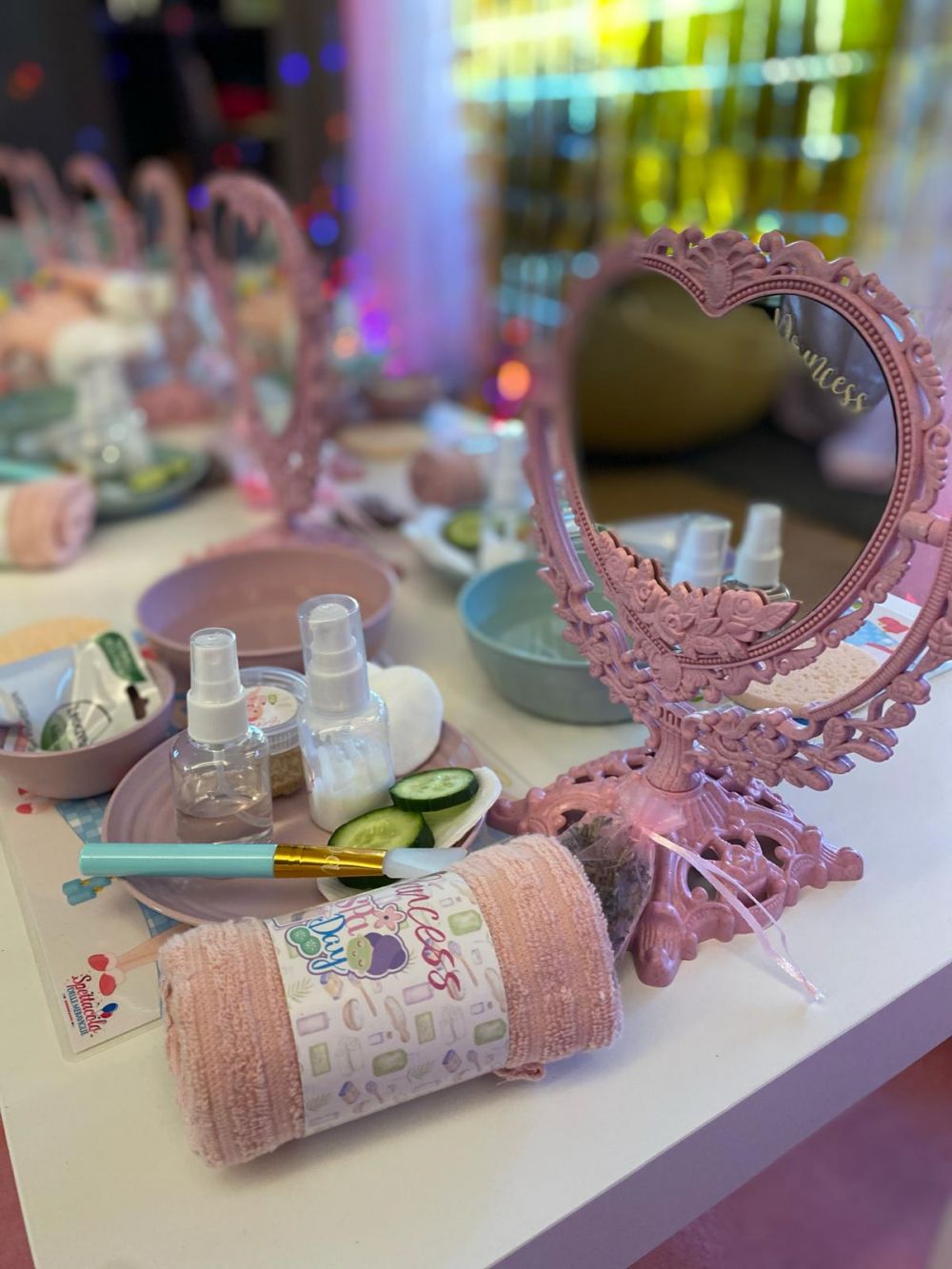 Festa di compleanno Beauty and Spa Princess per bambini a Bergamo, Milano e Brescia