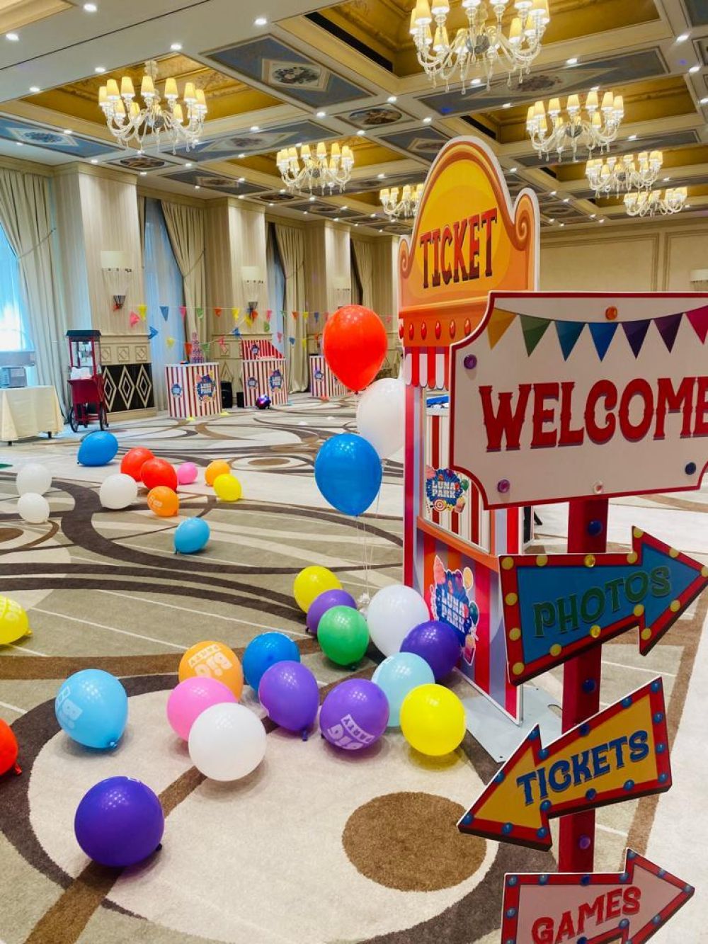 Feste di compleanno a tema Luna Park per bambini a Bergamo, Milano e Crema